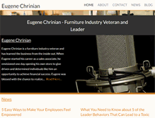 Tablet Screenshot of eugenechrinian.com